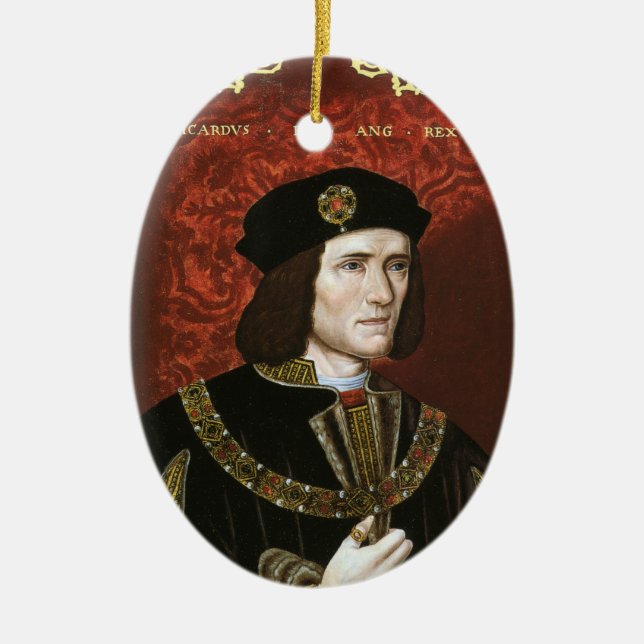 Richard III Ceramic Ornament (Front)