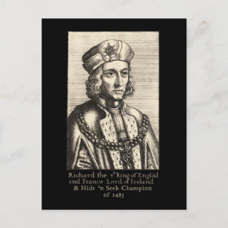Richard III: Hide 'n Seek Champion Postcard