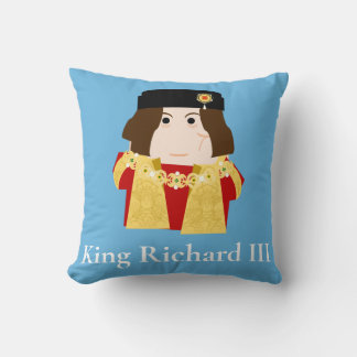 Richard III, House of York King of England Throw Pillow