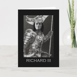 Richard III prepares for battle Card