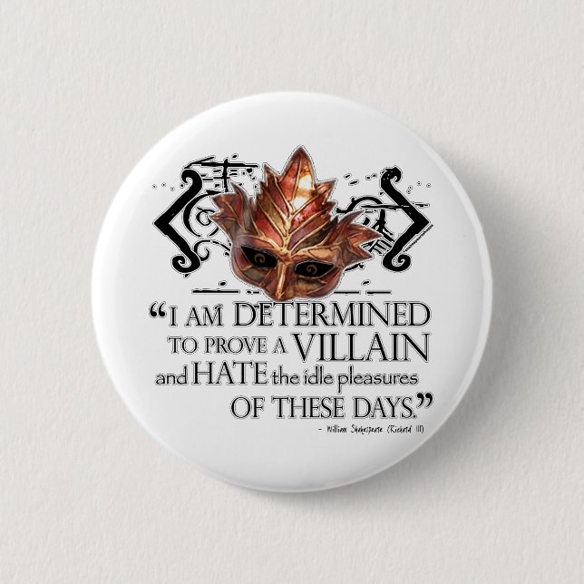Richard III Quote 2 Inch Round Button (Front)