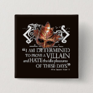 Richard III Quote 2 Inch Square Button