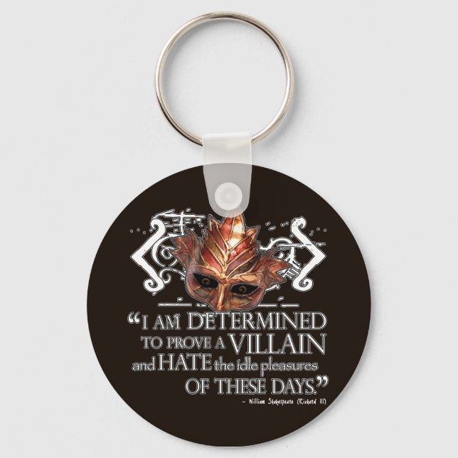 Richard III Quote Keychain (Front)