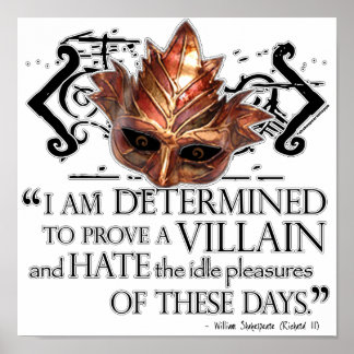 Richard III Quote Poster
