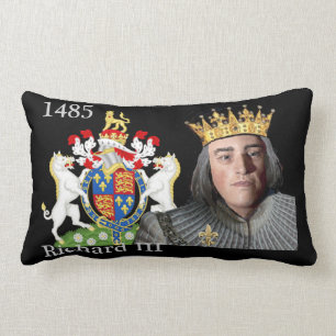 Richard III wears his crown Lumbar Pillow