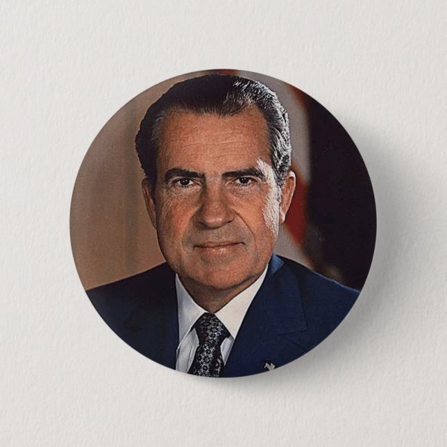 Richard M. Nixon 37 2 Inch Round Button (Front)