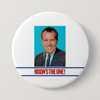 Richard M. Nixon 3 Inch Round Button