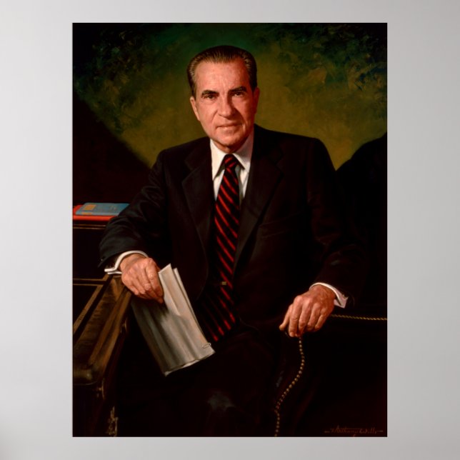 RICHARD M. NIXON by James Anthony Wills Poster (Front)