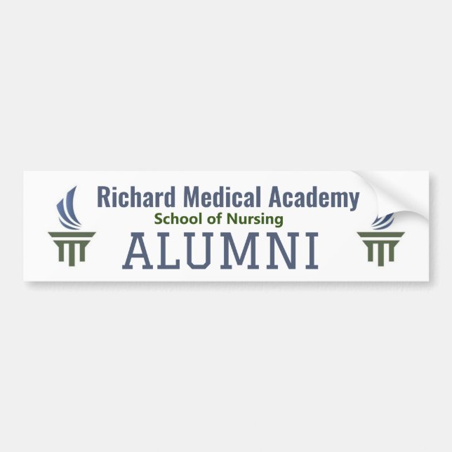 Richard Medical Academy Alumni Bumper Sticker (Front)