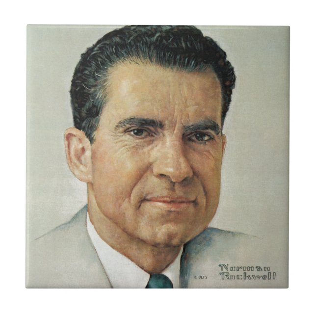 Richard Milhouse Nixon Tile (Front)