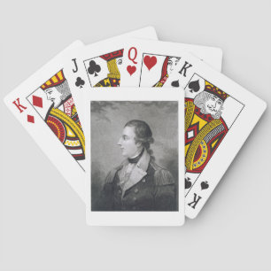 Richard Montgomery (1736-75) engraved by E. Macken Playing Cards