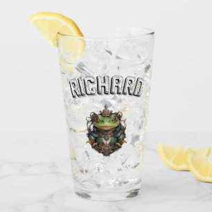 Richard Name With Steampunk Frog Glass