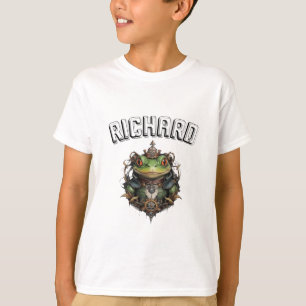 Richard Name With Steampunk Frog, T-Shirt