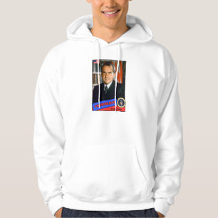 Richard Nixon Baseball Card Hoodie