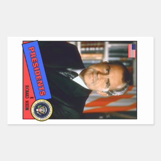 Richard Nixon Baseball Card Sticker