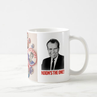 Richard Nixon Button Collector Mug