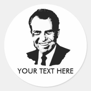 Richard Nixon Classic Round Sticker