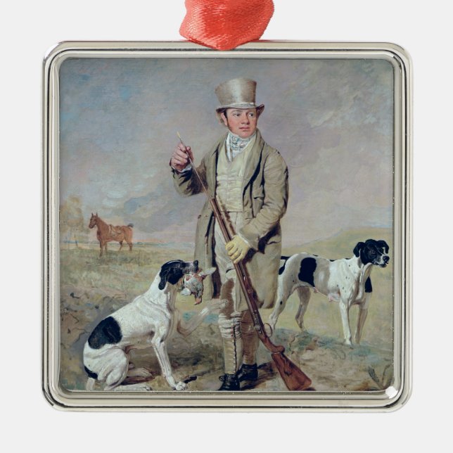 Richard Prince, with Damon, the late Colonel Melli Metal Ornament (Front)