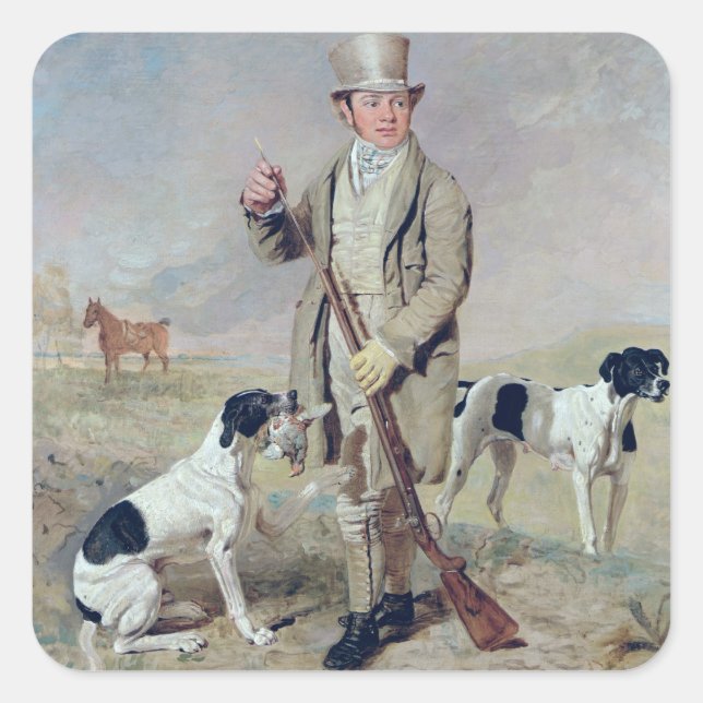 Richard Prince, with Damon, the late Colonel Melli Square Sticker (Front)