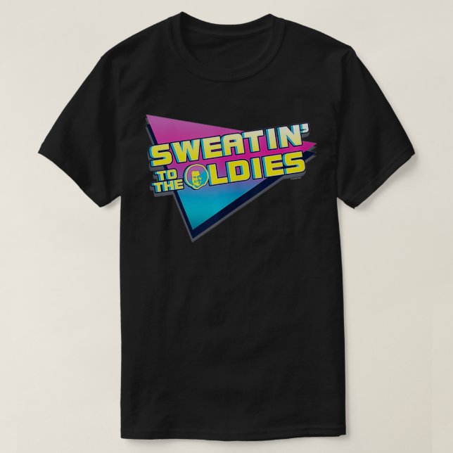 Richard Simmons Sweatin' To The Oldies Retro Logo  T-Shirt (Design Front)