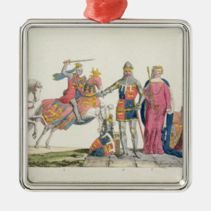 Richard the Lionheart, John of Gaunt, Edward III, Metal Ornament
