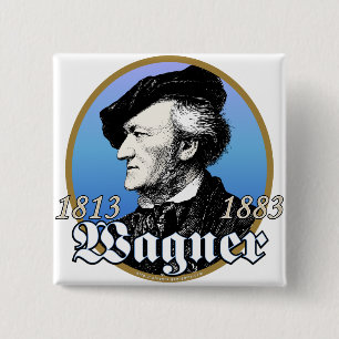 Richard Wagner 2 Inch Square Button