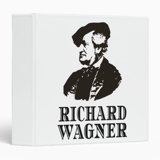 Richard Wagner Classical Music Composer Classic Binder (Front/Spine)
