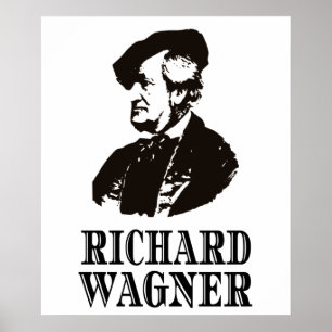 Richard Wagner Classical Music Composer Classic Poster
