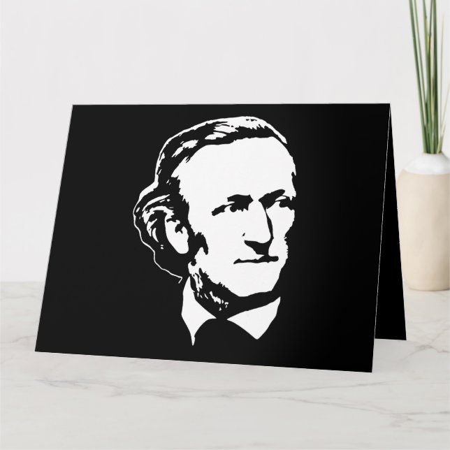 Richard Wagner Classical Music Composer Retro Prop Card (Front)