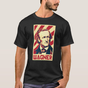 Richard Wagner Classical Music Composer Retro Prop T-Shirt