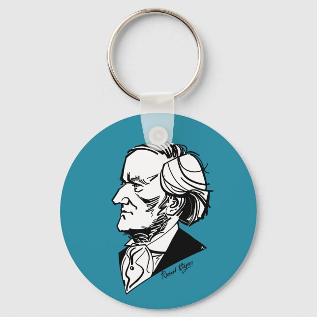 Richard Wagner Keychain (Front)