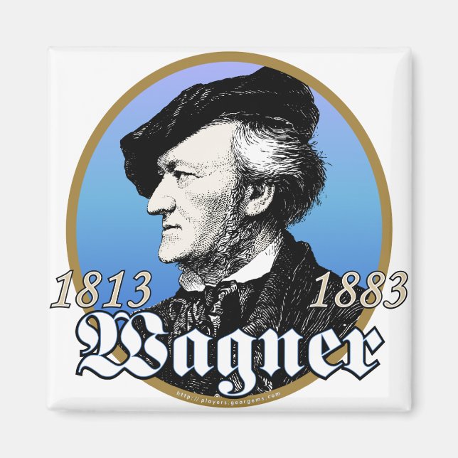 Richard Wagner Magnet (Front)