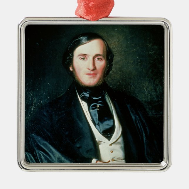 Richard Wagner Metal Ornament (Front)