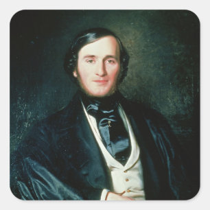 Richard Wagner Square Sticker