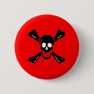 Richard Worley-Black 2 Inch Round Button