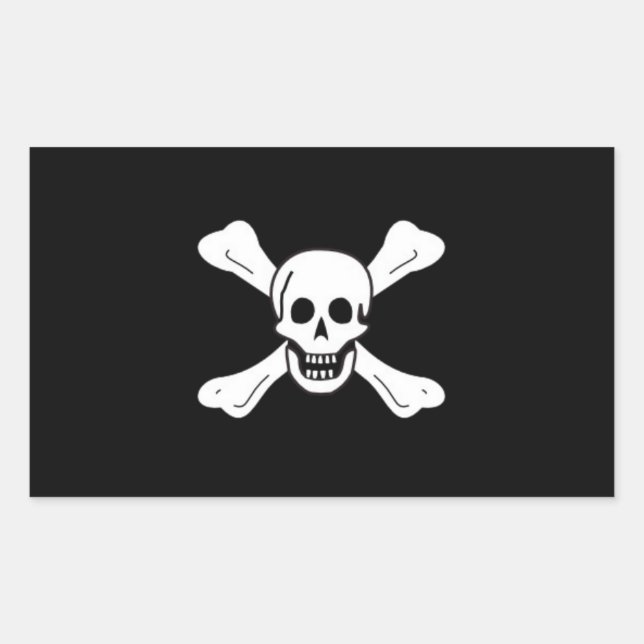 Richard Worley's Pirate Flag Sticker (Front)