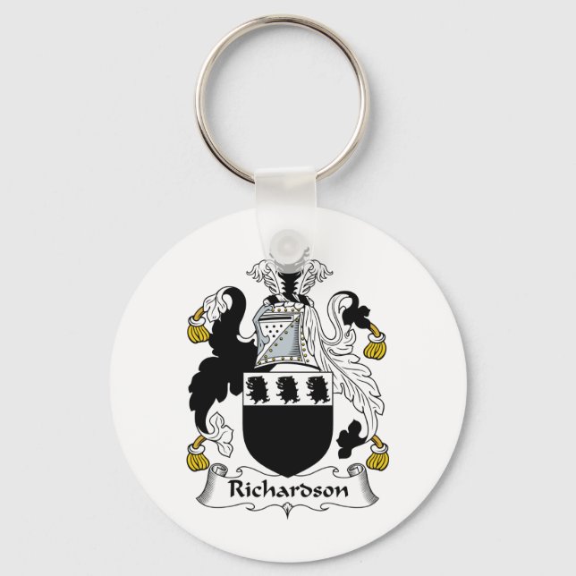 Richardson Family Crest Keychain (Front)