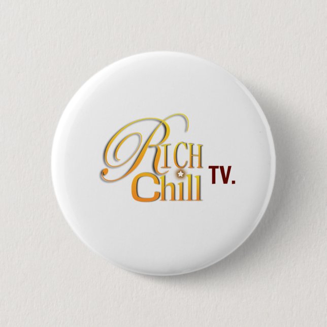 RichChillTV Logo Button (Front)