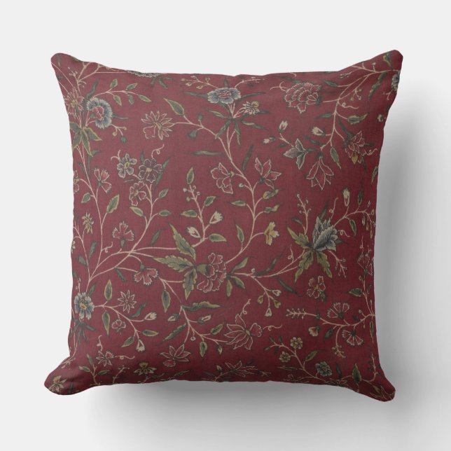 Riche Oreiller Floral Indien (Recto)