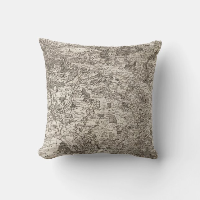 Richelieu, Saumur Throw Pillow (Front)