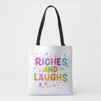 Riches et rires Conception du Sac fourre-tout de l
