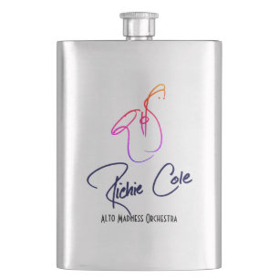 Richie Cole Original Art flask