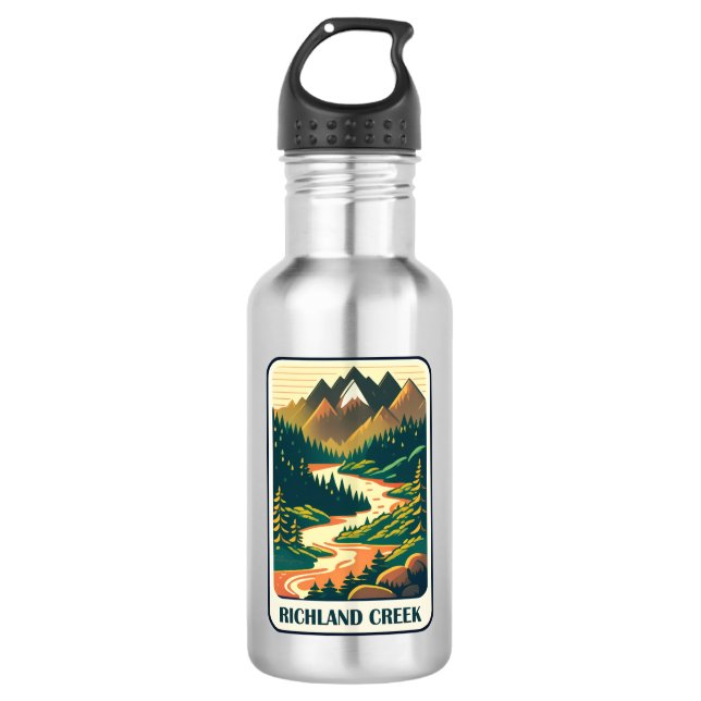 Richland Creek Arkansas Colours 532 Ml Water Bottle (Front)