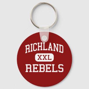 Richland - Rebels - High School - Essex Missouri Keychain