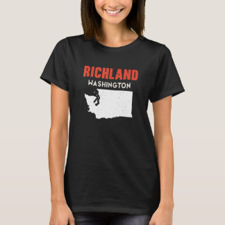 Richland Washington USA State America Travel Washi T-Shirt
