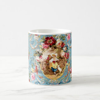 Richloom Fragonard Cornflower Blue French Country Coffee Mug