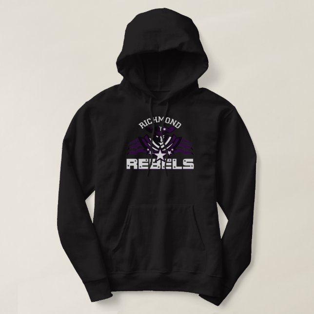 Richmond 6th Grade Camp | Adult Black Hoodie (Design Front)