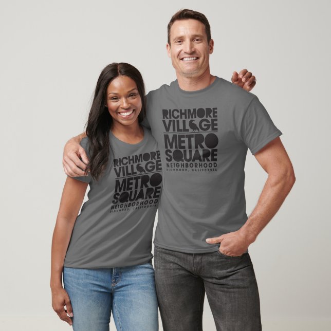 Richmond CA  Richmore Village Metro Square Tee (Unisex)