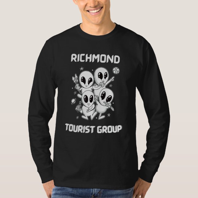 Richmond Native Pride Alien Funny State Tourist Sp T-Shirt (Front)