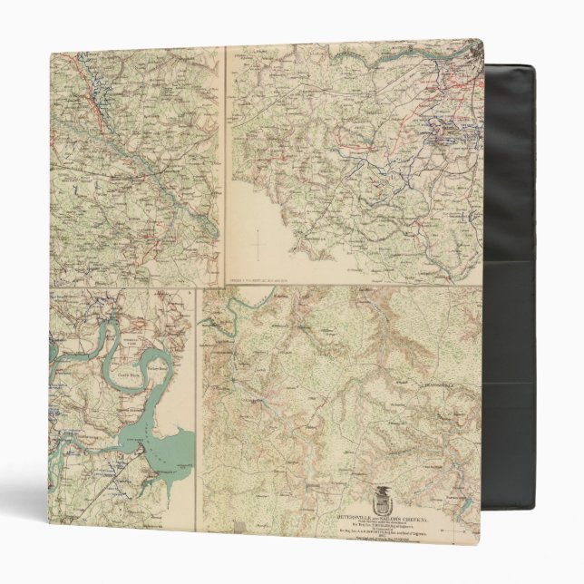 Richmond, Petersburg, Five Forks Binder (Front/Inside)